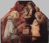 The Virgin Appears to St Bernard by Fra Filippo Lippi